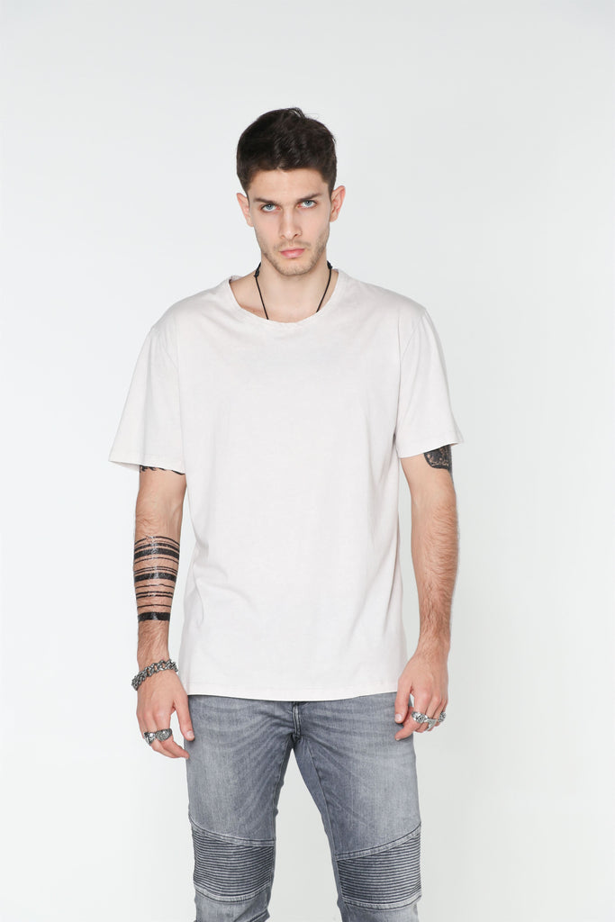 Light Grey Washed Out T-SHIRT