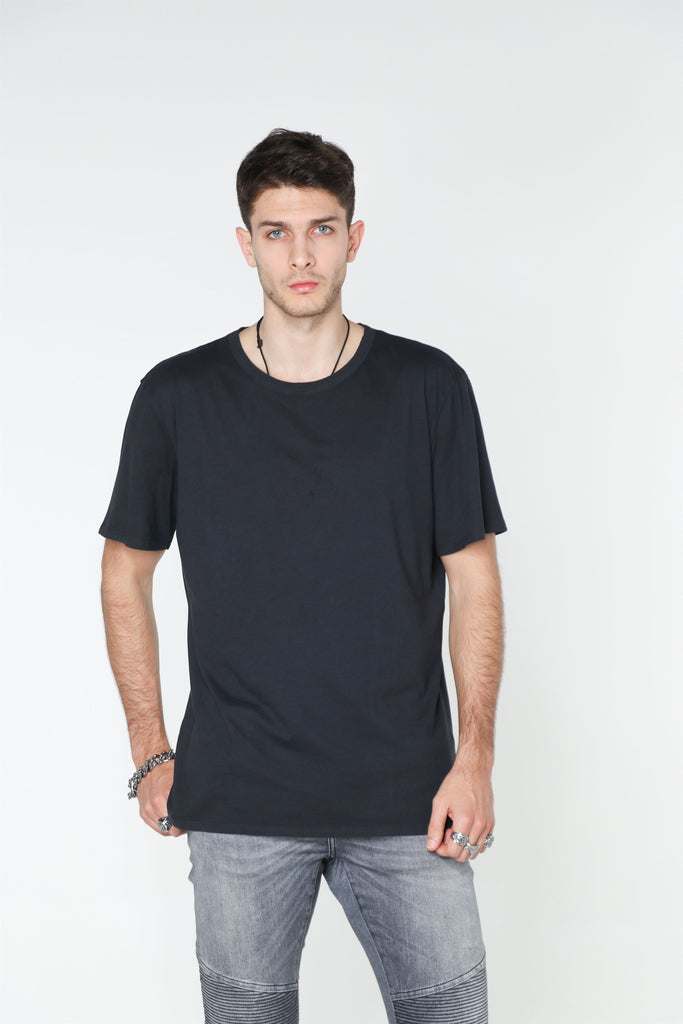 BLACK Washed Out T-SHIRT