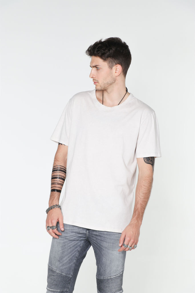 Light Grey Washed Out T-SHIRT