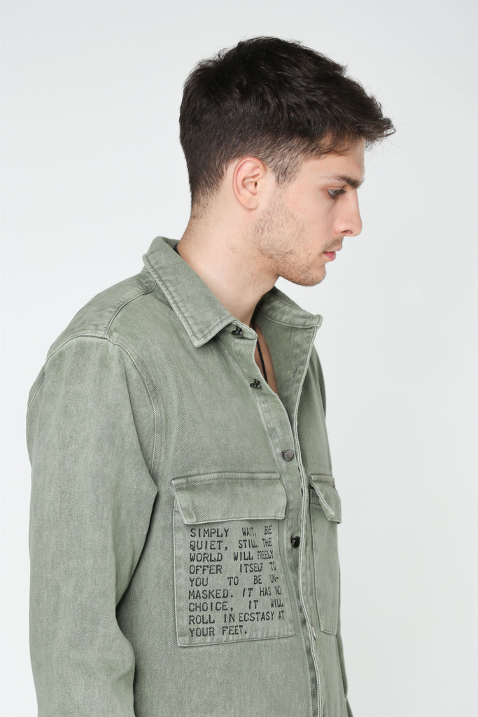 UNMASKED DENIM SHIRT