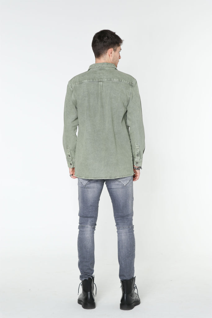 UNMASKED DENIM SHIRT